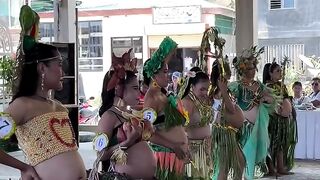 Pregnant Women's Fashion Show with Creative Nature-Themed Costumes