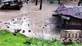 Flood Destroyed Houses in Sarangani Philippines