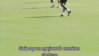 Gak sopan ngejawab amukan Gattuso, pemain Lazio ini langsung kena usir keluar lapangan! 😱🔥