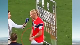 Ternyata ini alasan menyedihkan di balik kebiasaan aneh Haaland! 🥺⚽️