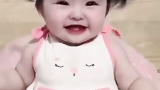 Baby girl on