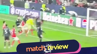 sundulan Trubin menembus gawang Thibaut Courtois, mengunci kemenangan 4–2
