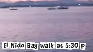 Elnido view at 5:30 pm