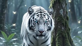 🔥 Viral Title: This White Tiger Looks Like a Ghost! 👻🐅 Nature's Most Mysterious Predator