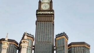 World beautiful view of Mecca tower