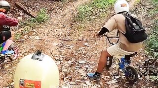 Hola hola mini bike in Extreme sport forest express track 3