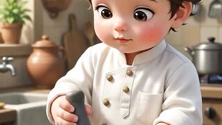 👨‍🍳 الشيف الصغير يحضر برياني الخضار اللذيذ 🥕🍚 |