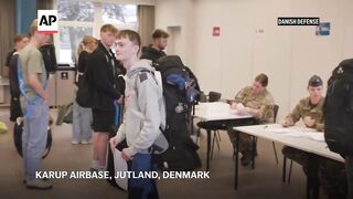 Young conscripts in Denmark begin extended 11-month military service