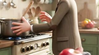 Mr. Bean's Apple Thief! 🍎🐭 | Funny 3D Cartoon Animation