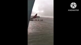 Airplane swimming ?
