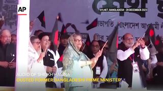 Ousted Bangladeshi leader Sheikh Hasina to return from exile in December