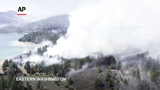 National Guard helicopters battle Washington state wildfires