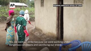 'I want to leave this job': Ebola frontline workers in Congo protest over unpaid wages