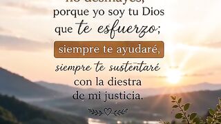 La fuerza de Dios nunca te abandona. 🙏✨