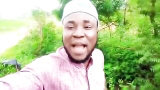 African man gets chased by tribe member meme
