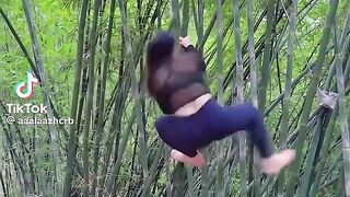 Amazing Girl Jumping