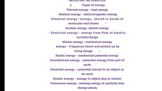 Energy types