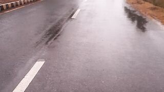 Walking in rain