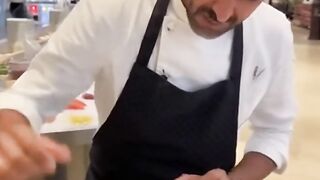 ​5-Star Chef's Secret Ingredient: The Power Sneeze! 🤢🤧​ #cheffail #sushi #funny #aivideo