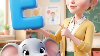 E for Elephant, F for Fish 🐘🐟 | ABC English for Kids #Shorts