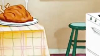 Tom’s Foodie Moment 😂🍗 | Funny Cartoon Clip