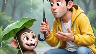 **Monkey vs Rain – The Funniest Jungle Moment Ever! 😂🐵☔ | Hilarious Animal Comedy**