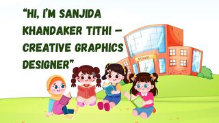 Kids Book Cover Design Illustration