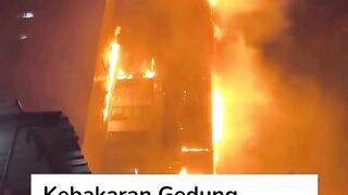 Kebakaran Hebat Melanda Gedung Bapenda DKI di Gambir, Api Baru Berhasil Padam Dini Hari! 🔥🏢