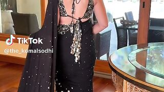 Gorgeous Black Fancy Sari
