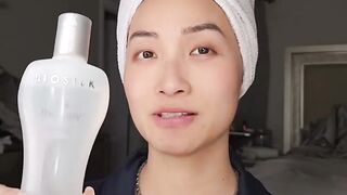 How I apply Biosilk to help my hair reduce dryness