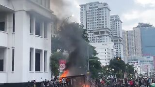 riot between the people and the government