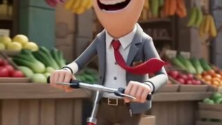 Bean’s Crazy Scooter Ride 😂 | Funniest 3D Cartoon Slapstick Comedy