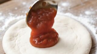 Miniature Pizza Cooking ASMR 🍕🤏 | Tiny Pizza from Scratch with Satisfying Cheese Pull!