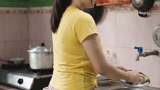 Wash the dishes beautifully