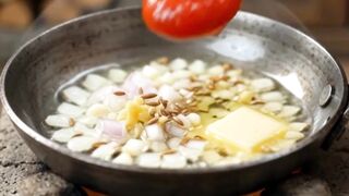 Miniature Rajma Chawal 🍛 | Tiny Indian Comfort Food Cooking ASMR 😍