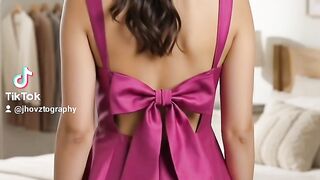 Cute pink dress for womens
