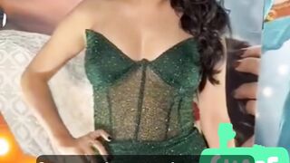 Avneet Kaur Looking Stunning In Green Net Dress....
