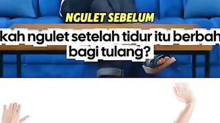 Dokter Tirta : Bangun tidur ku terus stretching   #drtirta #stretching #edukasi #kesehatan