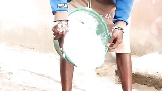 Pouring water reverse back