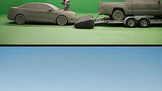Insane Car-to-Car Jump! 😱 | AI-Generated Action Movie Scene 🚗💥