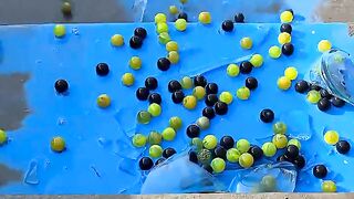 Breaking Glass Bottles Crushing & Crunchy soft things.