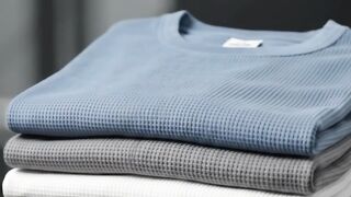 T-shirt on