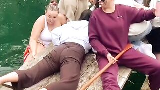 Girls Boat Ride Gone Wrong! 🌊🤣 | Funny Water Moment