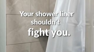 Stop letting shower water escape everywhere.