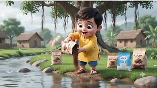 🍫🌊 Golu Ne Bana Diya Chocolate Ka River! 😱😂