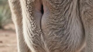 Baby kangaroo peeking out of the pouch! 🥰🦘 #shorts
