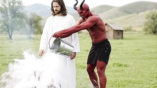 jesus.stories7  Devil Tried to Break Him… Jesus Chose Peace 🙏