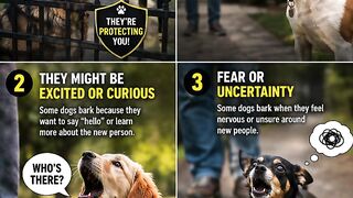 Why Do Dogs Bark at Strangers? 🐶 The Real Reason Might Surprise You! #shorts