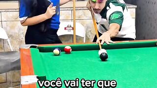 Uma jogada de bilhar
