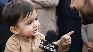 Baby Reporter vs Giant Mosquito 😂 | The Funniest Interview Ever!